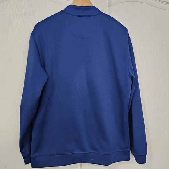 Pebble Beach Performance Blue Men’s Golf Zip-up Jacket w Pockets Size Large - Picture 6 of 10